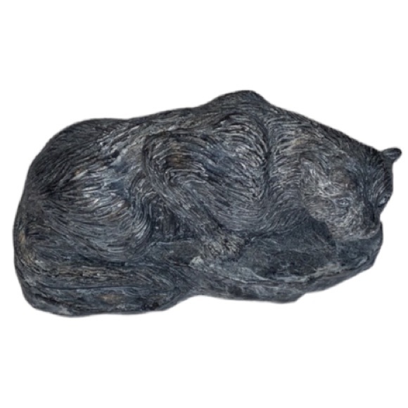 Pearlite Stonecraft Molded Grey Cougar Knick Knack Figurine - Picture 2 of 11